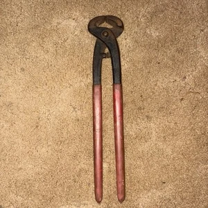 Pinzas, cortadores, herramienta de herrero vintage de 14 pulgadas en estado de funcionamiento - Imagen 1 de 7