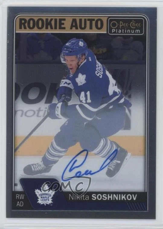 2016-17 O-Pee-Chee Platinum Rookie Auto Nikita Soshnikov #R-NS Auto RC - Image 1 of 2