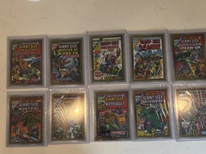 2024 Topps Chrome Marvel Giant-Size Box Toppers FULL SET (All 10) TOPLOADED MGG# - Picture 1 of 2
