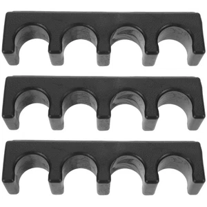 3 Stück Wandmontage Billard Pool Queue Rack - selbstklebend Kunststoff 4 Queues Halter Stick - Bild 1 von 12