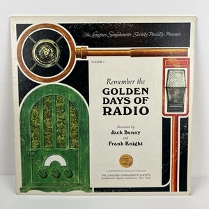 Jack Benny And Frank Knight - Remember The Golden Days Of Radio Volume 1 LP - Picture 1 of 6