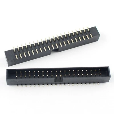 2Pcs 2mm 2.0mm Pitch 2x20 40 Pin SMT SMD Male Shrouded Box Header IDC Connector - Image 1 of 4