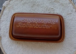 Rollenbutter 250/500 g Butterbehälter Vintage Steingut - Bild 1 von 5