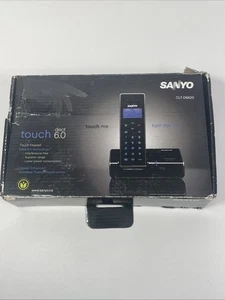 Telefono cordless Sanyo Touch 6.0 DECT linea fissa CLT-D6620 NUOVO telefono doppio set nuovo - Foto 1 di 9