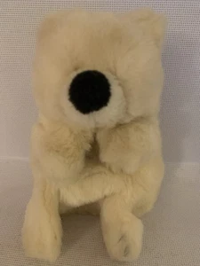 "Juguete suave de peluche marioneta de mano de oso polar furrytails 8"" de colección" - Imagen 1 de 4