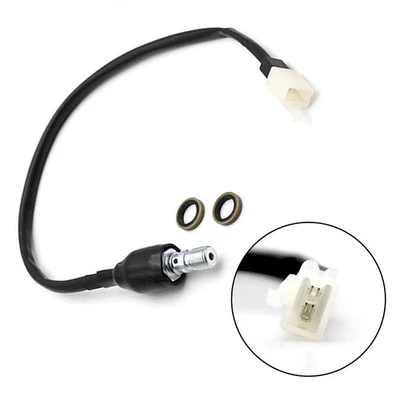 10x1.25mm Hydraulic Switch Steel Anti-rust Black Non-fading Motorcycle - Image 1 of 4
