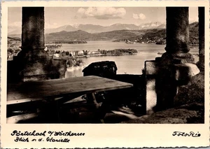 Postal 4x6 PORTSCHACH o WORTHERSEE VISTAS desde la Gloriette RPPC Alemania - Imagen 1 de 2