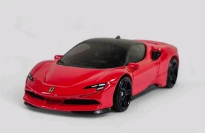 FERRARI SF90 STRADALE Diorama Collectible DieCast Model Car 1:64 Red LOOSE - Picture 1 of 8
