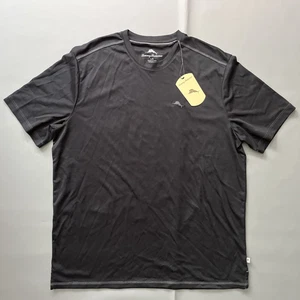 Neu! Tommy Bahama kurzärmliges schwarzes T-Shirt für Herren L UVP 64,5 $, Freizeit Urlaub - Bild 1 von 10