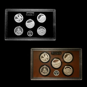 2012 S America the Beautiful National Parks ~ Silver & Clad Coins in Lens Cases - Picture 1 of 1