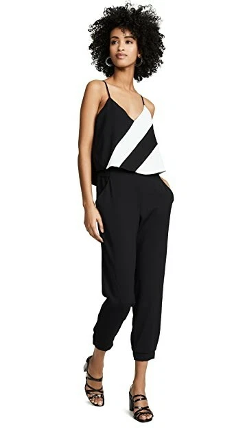 Mono combinado Frida blanco/negro Parker en contraste talla 0 Foto 1 de 4