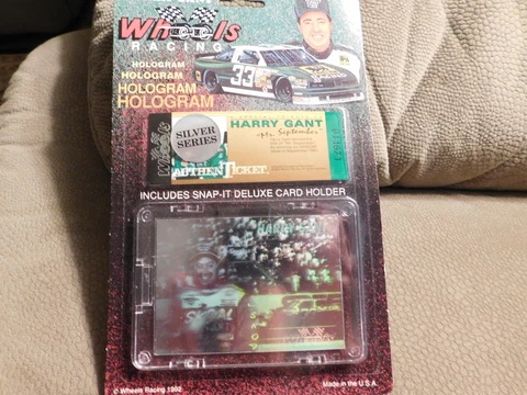 Harry Gant Racing Hologram Silver Series Wheels Racing Collectible Cover