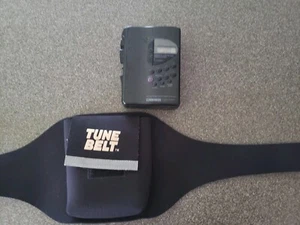 Koss PP105 Stereo Cassette tape Walkman am/ fm radio neoprene tune belt ddbs y2k - Foto 1 di 9