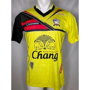 Camiseta deportiva de entrenamiento del equipo nacional de fútbol amarillo Tailandia Korono logotipo Chang para hombre XL - Imagen 1 de 9