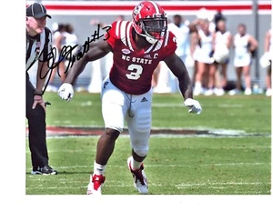 Foto de fútbol americano 8x10 firmada autografiada por Germaine Pratt NC State Wolfpack b - Imagen 1 de 1