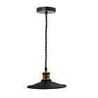 Vintage Industrial Style Metal Black Gold With Bulb Pendant Light Lamp Shade