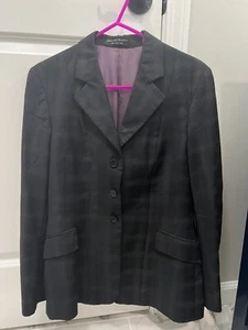 RJ Classic Show Coat: Prestige Collection in Plaid: Size 8 Long - Picture 1 of 8