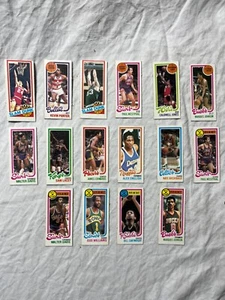 Mini tarjetas base de baloncesto Topps 1980-81 - 16 tarjetas - VER FOTOS PARA TARJETAS - Imagen 1 de 2