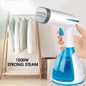 SAJFS® Hand Held Clothes Garment Steamer Portable Travel Steam Iron Heat Fast - Picture 1 of 12