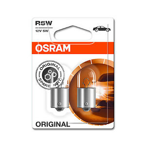 2x Osram Original Number Plate Light Bulbs License Lamps Genuine