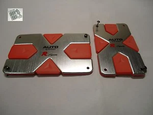 Pedales de transmisión automática para coche plata rosa x 2 piezas - Imagen 1 de 3