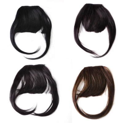 Flip-In Vorne Gerade Extensions ordentlich Fälschung Haarteil Haarverlängerung g - Bild 1 von 4