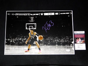 ¡FOTO FIRMADA DE SAN ANTONIO SPURS KELDON JOHNSON 12X18 NBA! ¡Certificado de autenticidad JSA!¡! - Imagen 1 de 1