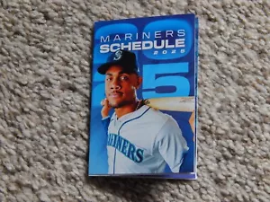 2025 SEATTLE MARINERS MLB OFFICIAL WHOLE REGULAR SEASON GAMES POCKET CARD NEU - Bild 1 von 4