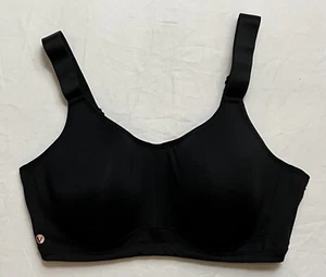 LIVI Bra by LANE BRYANT 44DDD Black Underwire Padded Wide Straps - Picture 1 of 5