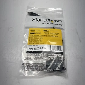 StarTech CDPVGDVHDBP USB-C Multiport Video Adapter 3-in-1 : HDMI, DVI, VGA B1 - Picture 1 of 2