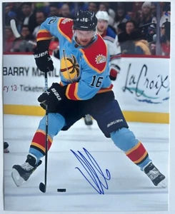 Foto firmada por Alexander Barkov Florida Panthers NHL 8x10 certificado de autenticidad - Imagen 1 de 1