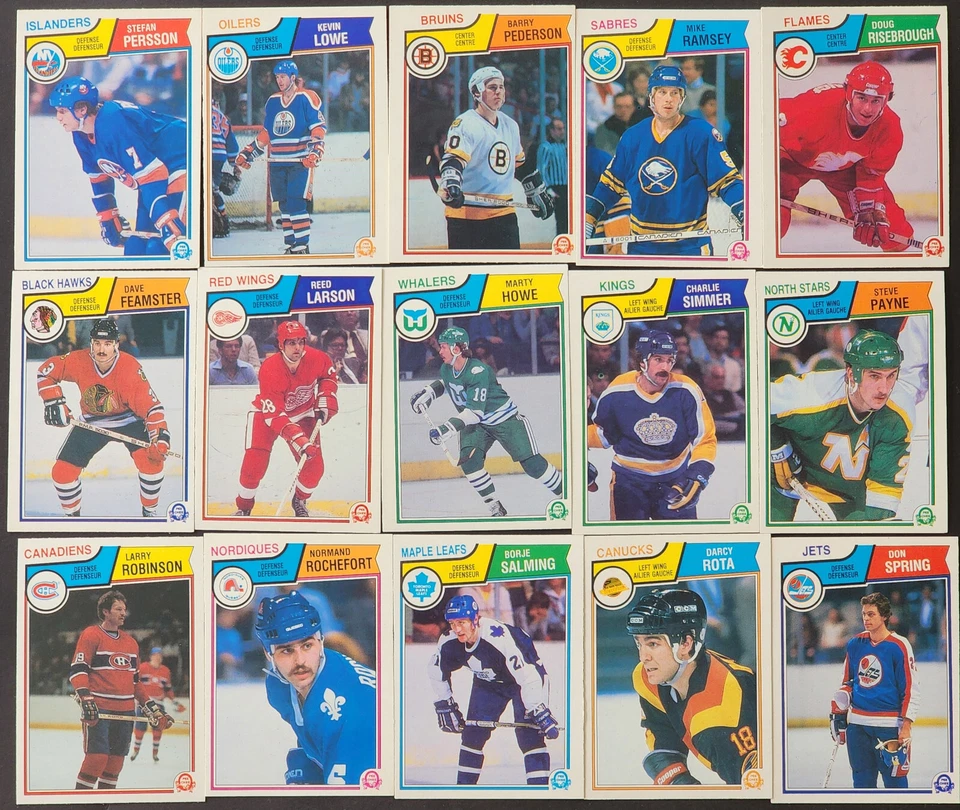 1983-84 O-Pee-Chee OPC Hockey *You Pick*.  Cards 201-396 - Image 1 of 1