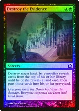 Destroy the Evidence FOIL Return to Ravnica NM Black Common MTG CARD ABUGames