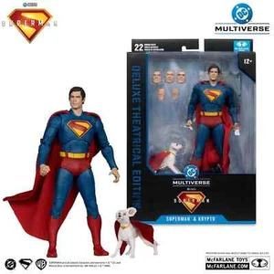 Figurine Superman et Krypto Film Superman 2025 Mcfarlane Toys Collection - Imagen 1 de 9
