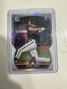 Bowman #BCP-25 2023 Druw Jones Chrome Prospects refractor #/499 - Imagen 1 de 2