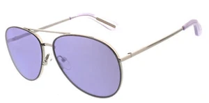BCBGMAXAZRIA Pilotensonnenbrille Damen glänzend silberfarben – BA4018 516 - Bild 1 von 1