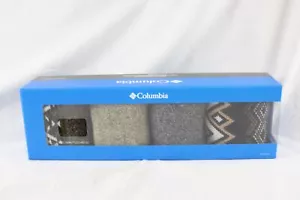 4 Pairs of Columbia Mens Socks Size Cotton Soft Blend Shoe Size 6-12 NEW - Picture 1 of 8