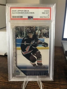 2005-06 Upper Deck - Alexander Ovechkin Young Guns RC #443 - PSA 8 NM-MT!!! - Picture 1 of 2