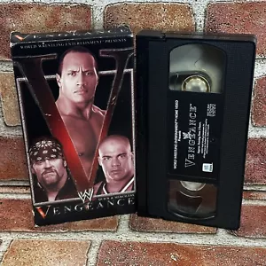 Vengeance 2002 WWE WWF VHS VCR Video Tape Used RARE Koch Release HTF - Picture 1 of 3