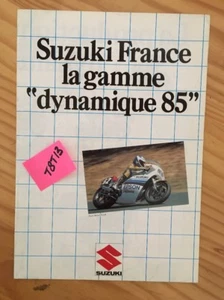 Suzuki 1985 Dr Gsx-R Rg GSX Ts RM ZR Publicidad Moto Folleto Catálogo - Imagen 1 de 3