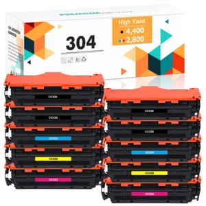 High Yield CC530A 304A Toner Compatible With HP LaserJet CM2320fxi CM2320nf lot - Picture 1 of 21