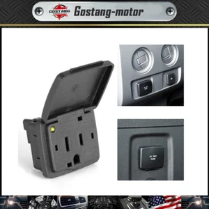 New For Ford Lincoln Center Console Rear AC Power Outlet Socket Plug 110V 150W - Foto 1 di 10