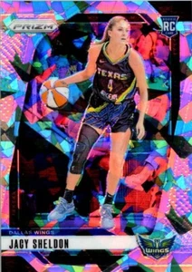 Jacy Sheldon 2023-24 WNBA Prizm Silver Iced Rookie Card #4 - Wings - Picture 1 of 2