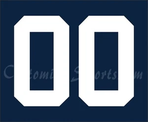 Baseball New York Yankees Customized Number Kit for 2007-2016 Home BP Uniform - Picture 1 of 1