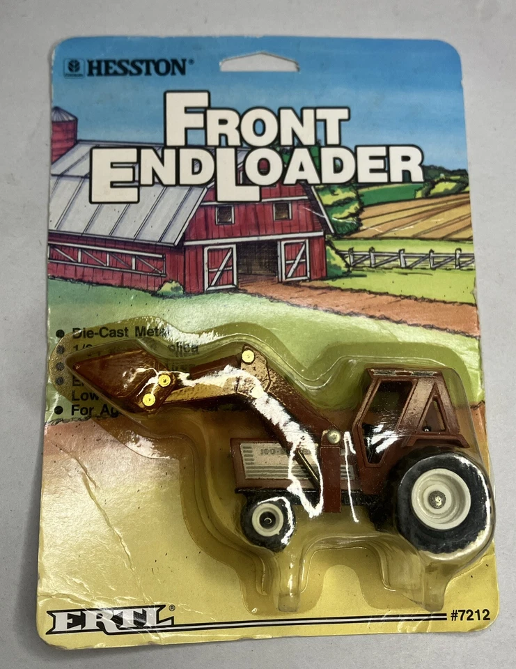 1/64 Hesston ERTL  Die-Cast Front EndLoader Stock Number 7212 Brand New 1986 - Image 1 of 4