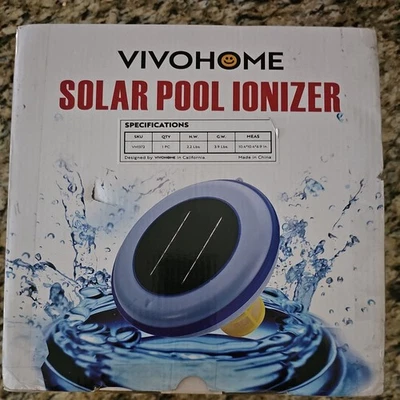 太阳能池电离器无氯防晒和水净化器高达 35,000 加仑 — 第 1/3 张图片