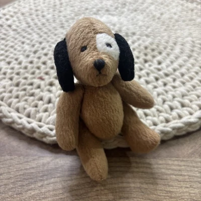 "Muñeca American Girl Bitty Baby Bitty Dog felpa articulada marrón 5"" retirada" Foto 1 de 4