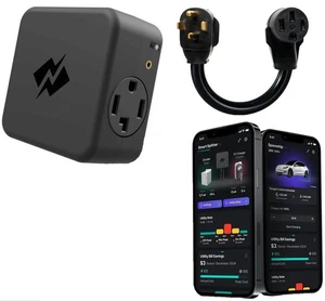 NeoCharge NEMA 14-30P Smart Splitter 240V EV/Dryer & 14-50R Charger Adapter Cord - Picture 1 of 7