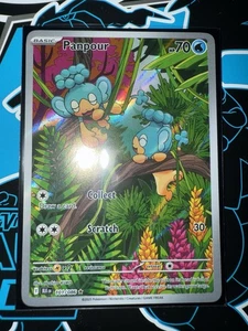 Pokemon Black Bolt Panpour IR Ilustración Tarjeta Rara #101 - Imagen 1 de 1