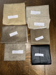 Upholstery Tapestry Fabric Remnants Lot Bundle 7 Pieces 5 Designs - Picture 1 of 6